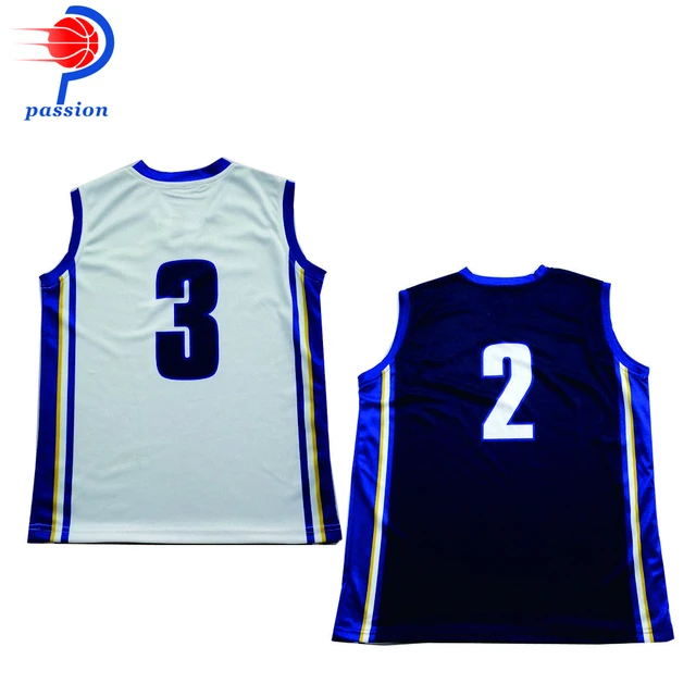 basketball jersey blue and white basketball uniform custommade sublimation  design basketball shirt - AliExpress