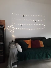 Led-String-Lights Garland Photo-Clip Battery-Operated Christmas-Decoration Holiday Wedding