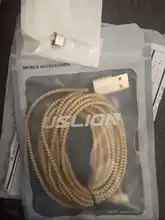 USLION-Cable microUSB magnético para móvil, tipo C, 3M, cargador para Samsung, Android, iPhone XS, XR, 8