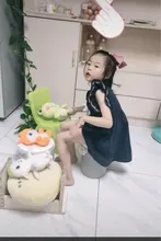 Vestidos de algodón con lazo para niñas, falda blanca y azul marino con volantes, chaleco con cuello redondo