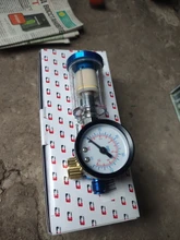 pistola de pintura, manómetro de regulador de aire + herramienta de filtro de trampa de agua en línea + adaptador JP/EU/US, herramientas neumáticas, accesorios para aerografo