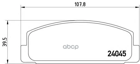 Колодки Тормозные Задние Brembo P49036 Brembo арт. P49036