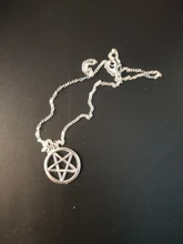 DIY Necklace Handmade Jewelry Pendant-Star Tibetan Pentagram Choker Silver-Color Charm