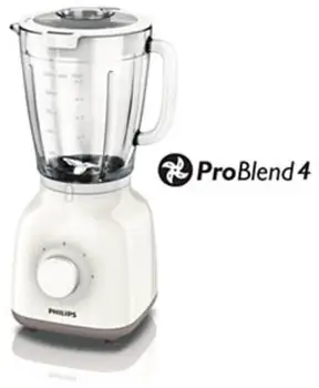 

PHILIPS BLENDER HR2105/00 GLASS 400W WHITE