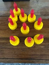 10 Uds ovejas pezón leche bebedor oveja pequeña Animal PEQUEÑO bebedero agua chupete de caucho para alimentar Cordero cachorro de perro potro de tornillo