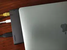 UGREEN HUB tipo C con USB Dual USB-C a HDMI RJ45 PD USB 3,0 SD para MacBook Pro aire adaptador de Thunderbolt 3 Dock USB-C 3,1 tipo-C