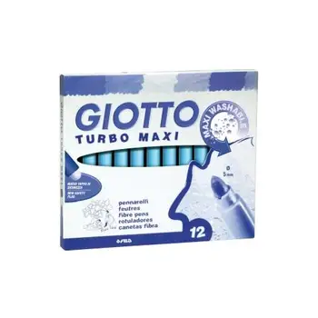 

Pack. 12 markers Turbo Maxiazzurro 456028 GIOTTO4.06