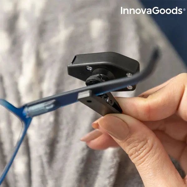InnovaGoods 360 ° светодиодный зажим для очков(упаковка из 2 шт