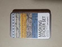 Corea papelería de mano pegatina para libros Set de pegatinas Diy diario etiqueta adhesiva para útiles escolares