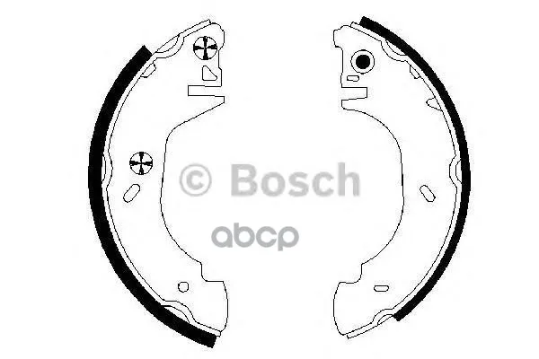 Тормозная Колодка Барабанная 0986487524 Bosch арт. 0986487524