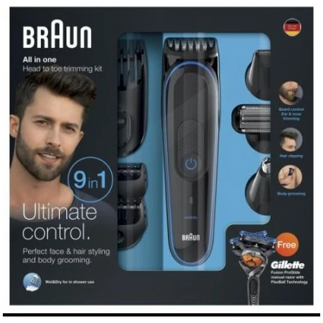 braun face and body trimmer