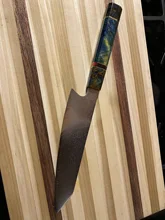 Nakiri Knife Chefs Wood Japanese Damascus Steel 67-Layers XITUO Solidified 8inch HD