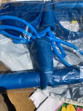 Cuerda de tensión de 4 tubos, Pedal de tobillo, ejercitador Abdominal, cuerda elástica para Fitness, cuerda de tirar para sentarse, gimnasio en casa, equipo para entrenamiento deportivo