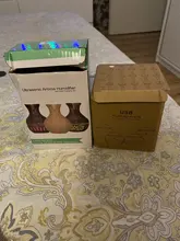 Aroma Diffuser Air-Humidifier 130ml Wood-Grain Ultrasonic White Led-Light Usb-Charge