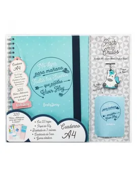 

GIFT SET WITH MESSAGE WITH NOTEBOOK LOVELY STORY®
