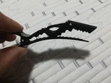 6 unids/lote plástico Clip de pelo de peluquería abrazaderas de sección de pelo Clips de agarre de los barberos para salón de pelo accesorios