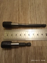 Screwdriver Extension-Bar Magnetic-Bit-Holder Adjustable Quick-Release Hex Shank 60mm 100mm