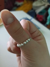 Flyleaf-Anillos abiertos con cuentas de 100% Plata de Ley 925 para mujer, joyería de moda de estilo Simple INS, nueva tendencia, 2018