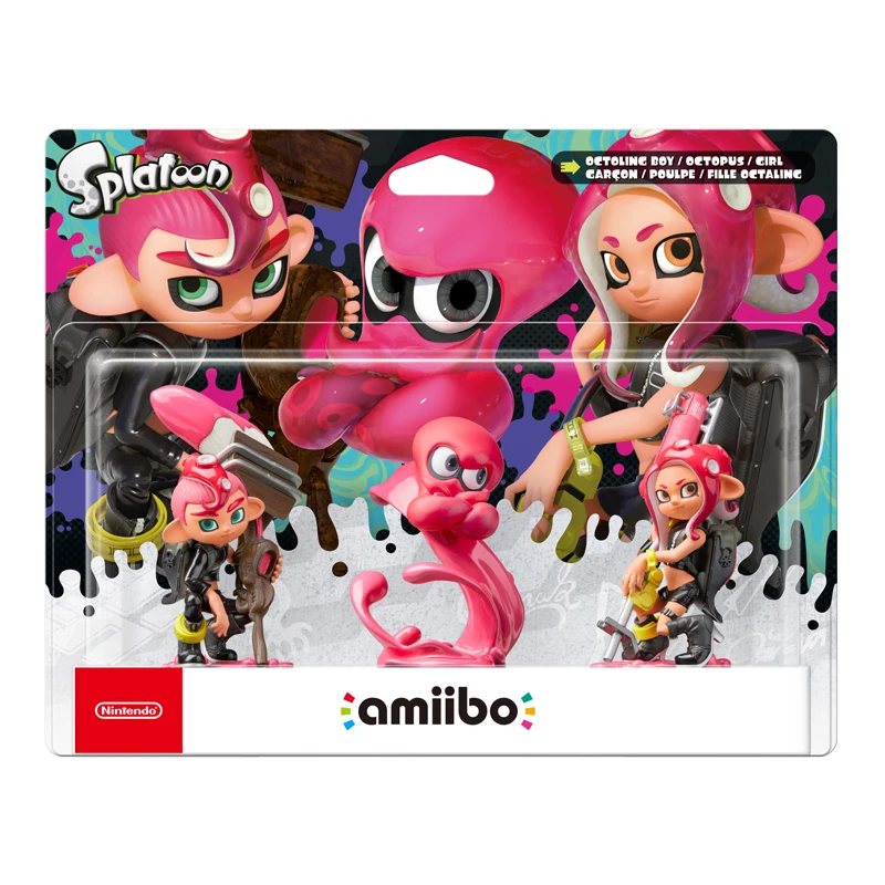 Фигурка Amiibo Осьмолинг мальчик девочка и осьминог Коллекция Splatoon (Nintendo)|Запасные