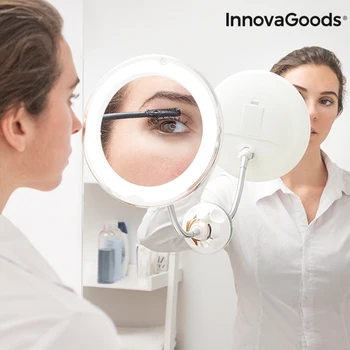 

LED magnifying mirror with Flexible Arm and Suction Pad Mizoom InnovaGoods