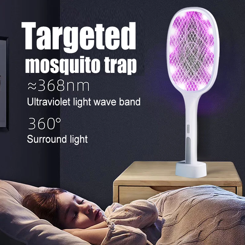 2 in 1 Mute LED Lamp Mosquito Killer For Daily Use Atmosphere Nightlight Decors 