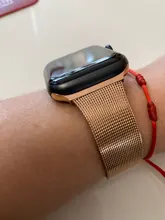 Correa para Apple Watch, correa de metal de 44mm y 40mm para Apple watch 6 5 4 3 SE para iWatch de 42mm y 38mm