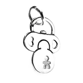 

Pendant 925 Sterling silver m pacifier child 15mm. Openwork women