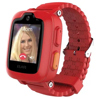 

Smart watch with child locator elari kidphone 3g red-color touch screen-gps/lbs/wifi-video call-
