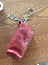 Key Wallet Purse Key-Bag Key-Holder Coin-Pouch Genuine-Cow-Leather Housekeeper Small