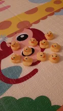 10 unids/lote lindo bebé niños juguete de goma patos de baño Baño habitación diversión con agua juego recién nacido niños niñas juguetes para los niños