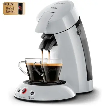 

Philips Senseo Original HD6554 / 53 + storage Box for pod + cool Clamp-light Gray