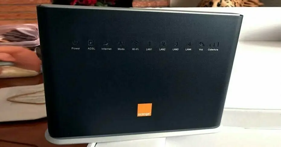 Router 4G + Adsl Huawei Revolution Ha35-22 / 4G Libero/Adsl Arancione/Usato