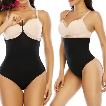 

Women's Shapewear Thong Tummy Control Butt Lifter Slimming Sheath Belly High Waist Trainer Tummy Fajas Bodyshaper Cincher Panty