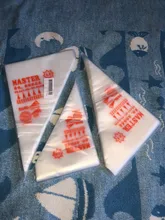 100 Uds paquete pastelería Bolsa S/M/L tamaño desechables tuberías de torta de glaseado Fondant crema decoración de repostería punta herramienta de decoración de pasteles