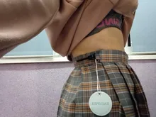 Harajuku negro faldas de verano 2020 de cintura alta Anime faldas Kawaii uniforme de la escuela Mini blanco rosa falda escocesa plisada