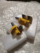 Cortador de dientes cuadrado con ranura en T, vástago de 8MM, fresa, cuchillo de tallado, brocas de enrutador para madera, herramienta para carpintería, 2 uds.