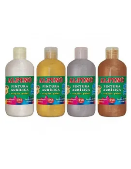 

BOTTLE ACRYLIC PAINT METALLIC 250 ML. ALPINE GOLD