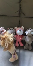 Llaveros de peluche de 12cm para niños, llaveros con colgante pequeño de animales de peluche, león, elefante, Tigre, bosque, regalos de cumpleaños y Navidad