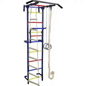 Детский спортивный комплекс Крепыш плюс Г пристенный - 1 синий | Спорт и