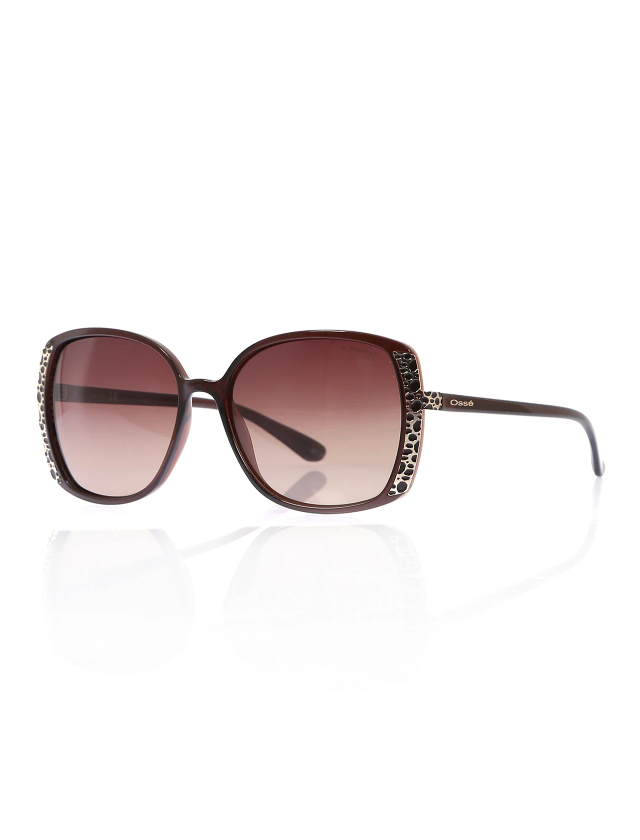 

Women's sunglasses os 2933 01 bone Brown organic rectangle rectangular 57-16-137 osse