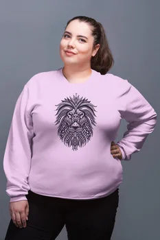 

Angemiel Wear Lion Pink Women Sweatshirts