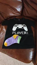 Reproductor de ropa a juego para padre e hijo, 1 unidad, aspecto familiar divertido de verano, 1 jugador, 2 camisetas para papá, bebé, ropa de cuerpo