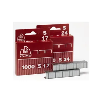 

Staples for high thickness type S17-pack. 34 boxes by 1000 points