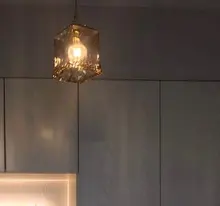 Glass-Pendant-Lights Bedroom Brass Kitchen Living-Room Nordic Restaurant-Bar Modern