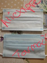 Mascarilla médica desechable no tejida, máscara quirúrgica de 3 capas con filtro, transpirable, antipolvo