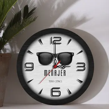 

Personalized Professional Manager Wood Wall Clock-2
