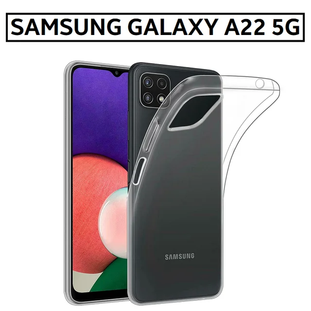 For SAMSUNG GALAXY A22 5G Case Clear Silicone Ultra Slim Gel Cover  Protector TPU Transparent A 22 6.6 2021 - AliExpress