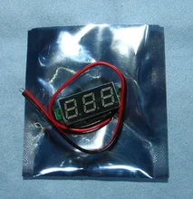 0,28 pulgadas rojo azul Digital Mini pantalla LED módulo DC2.5V-30V DC0-100V del voltímetro del probador de voltaje medidor de contador de Panel de coche de la motocicleta