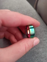 Asjerrya-anillo de acero inoxidable con diseño de alas de la libertad, anillo negro de ataque a Titan, plateado, para mujeres y hombres