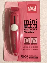 Cuchillo de utilidad portátil para niños, cortador de papel para caja de papel, abridor de letras de colores, herramientas caseras, papelería retráctil segura